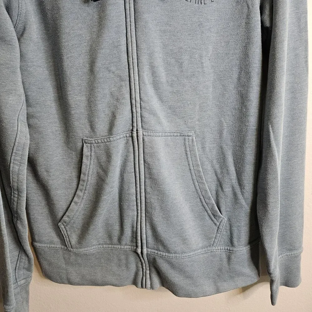 The North Face Mountain Athletics Full Zip Up Hoodie Mens Small light blue